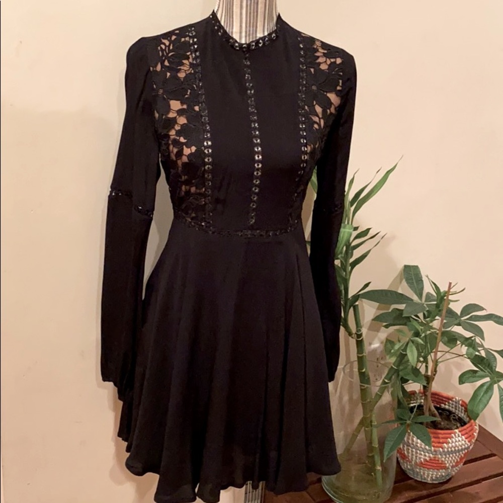 Black and Nude Dress